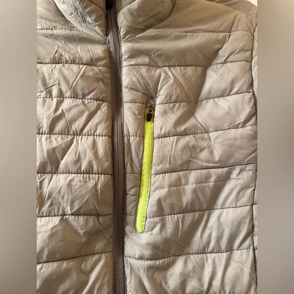 Women's Gray Puffer Jacket Coat